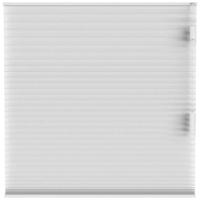 Leen Bakker - Plisségordijn Dubbel 25mm Verduisterend - (10327) - Polyester - Wit - 120x10x10 Cm