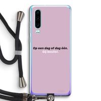 gij beslist: Huawei P30 Transparant Hoesje met koord