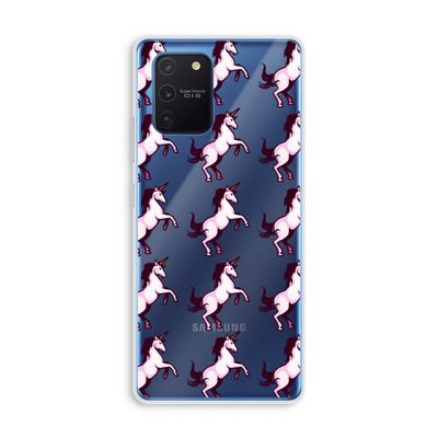 Musketon Unicorn: Samsung Galaxy Note 10 Lite Transparant Hoesje