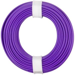 Donau Elektronik 125-016 Draad 1 x 0.25 mm² Violet 10 m