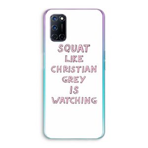 Christian Grey: Oppo A52 Transparant Hoesje