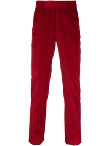 Polo Ralph Lauren pantalon slim en velours côtelé de coton - Rouge