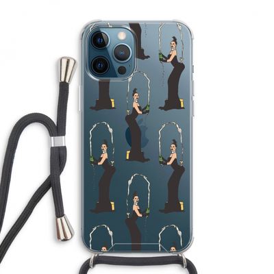 Pop Some Kim: iPhone 12 Pro Max Transparant Hoesje met koord