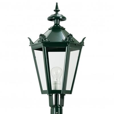 KS Verlichting Nostalgische lantaarn lampBergum K7A met kronen - zwart - 1508