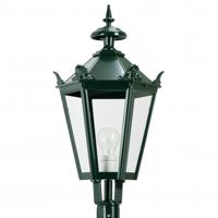 KS Verlichting Nostalgische lantaarn lampBergum K7A met kronen - zwart - 1508 KS Verlichting Nostalgische lantaarn lampBergum K7A met kronen - zwart - 1508