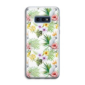 Gele kuif: Samsung Galaxy S10e Transparant Hoesje