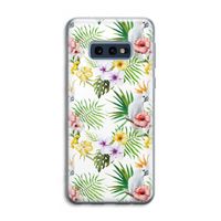 Gele kuif: Samsung Galaxy S10e Transparant Hoesje