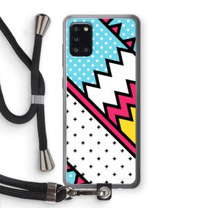 Pop Art #2: Samsung Galaxy A31 Transparant Hoesje met koord