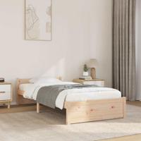 Bedframe massief hout 90x200 cm