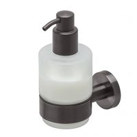 Geesa Nemox Zeepdispenser 200 ml Brushed Black Metal - thumbnail