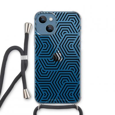 Magic pattern: iPhone 13 mini Transparant Hoesje met koord