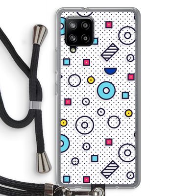 8-bit N°9: Samsung Galaxy A42 5G Transparant Hoesje met koord