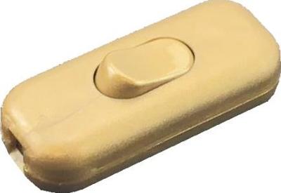 Enzo snoerschakelaar brons 2a 7401060