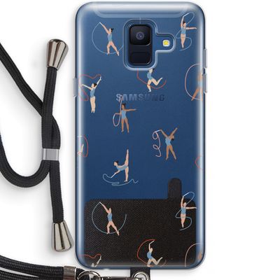 Dancing #3: Samsung Galaxy A6 (2018) Transparant Hoesje met koord