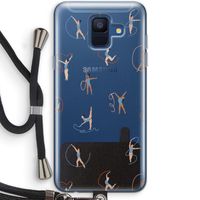 Dancing #3: Samsung Galaxy A6 (2018) Transparant Hoesje met koord