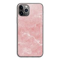 Roze marmer: iPhone 11 Pro Transparant Hoesje
