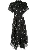 Macgraw robe imprimée Flight Bird - Noir - thumbnail