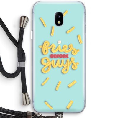 Always fries: Samsung Galaxy J3 (2017) Transparant Hoesje met koord