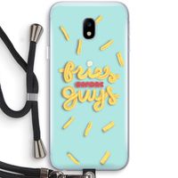 Always fries: Samsung Galaxy J3 (2017) Transparant Hoesje met koord