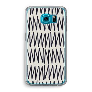 Marrakech Zigzag: Samsung Galaxy S6 Transparant Hoesje