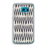Marrakech Zigzag: Samsung Galaxy S6 Transparant Hoesje