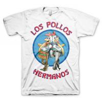 T-shirt Breaking Bad Los Pollos - wit - voor heren - Los Pollos Hermanos - korte mouwen