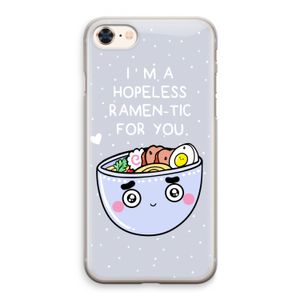 I'm A Hopeless Ramen-Tic For You: iPhone 8 Transparant Hoesje