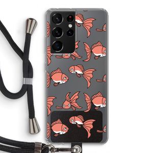 Blub: Samsung Galaxy S21 Ultra Transparant Hoesje met koord