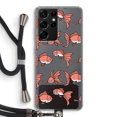 Blub: Samsung Galaxy S21 Ultra Transparant Hoesje met koord