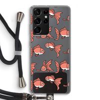 Blub: Samsung Galaxy S21 Ultra Transparant Hoesje met koord