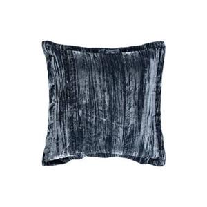 PTMD Senny Sierkussen - 45x3x45 cm - Fluweel - Blauw