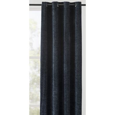 1+1 Gratis Leen Bakker - Gordijn Leander - 140x280 Cm (1 Stuk) - Polyester - Blauw