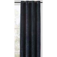 1+1 Gratis Leen Bakker - Gordijn Leander - 140x280 Cm (1 Stuk) - Polyester - Blauw