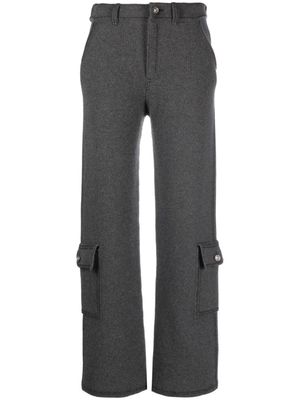 Barrie pantalon en maille à poches cargo - Gris