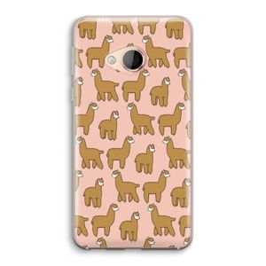 Alpacas: HTC U Play Transparant Hoesje