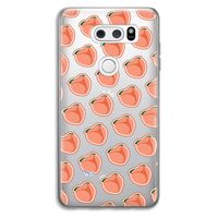 Just peachy: LG V30 Transparant Hoesje