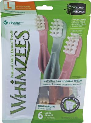 Whimzees h.snack toothbrush l valuebag a 6st - Gebr de boon