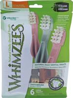 Whimzees h.snack toothbrush l valuebag a 6st - Gebr de boon