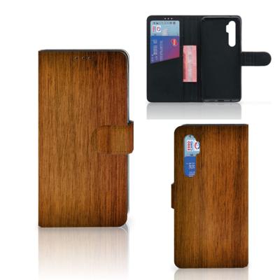 Xiaomi Mi Note 10 Lite | Book Style Case | Donker Hout