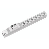 Bachmann 333.408 19 inch Stekkerdoos voor patchkast 1 HE Apparaatcontactdoos C13 10A Zwart, Aluminium-zilver Bachmann 333.408 19 inch Stekkerdoos voor patchkast 1 HE Apparaatcontactdoos C13 10A Zwart, Aluminium-zilver