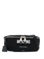 Moschino sac banane à logo imprimé - Noir