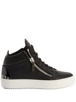 Giuseppe Zanotti baskets montantes en cuir - Noir - thumbnail