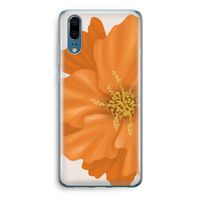 Orange Ellila flower: Huawei P20 Transparant Hoesje