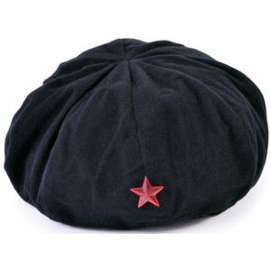 Zwarte verkleed baret met ster - volwassenen - Revolutie - Carnaval - Che Guevara