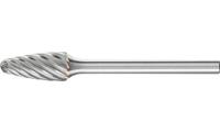 PFERD 21230082 Freesstift Ronde boog Lengte 43 mm Afmeting, Ø 6 mm Werklengte 13 mm Schachtdiameter 3 mm