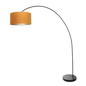 Mexlite vloerlamp Solva - zwart - metaal - 3896ZW