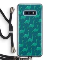 Diplodocus: Samsung Galaxy S10e Transparant Hoesje met koord Diplodocus: Samsung Galaxy S10e Transparant Hoesje met koord