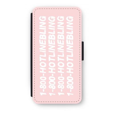 Hotline bling pink: iPhone 7 Plus Flip Hoesje