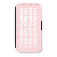 Hotline bling pink: iPhone 7 Plus Flip Hoesje