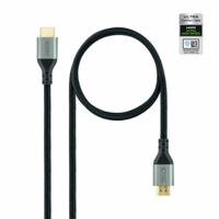 HDMI-Kabel NANOCABLE 10.15.8101 1 m Zwart